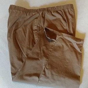 Denim & Co elastic waist capris